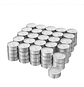 Pack 100 Velas Tealight Sin Aroma Con Portavela Aluminio 4h - Miniatura 4