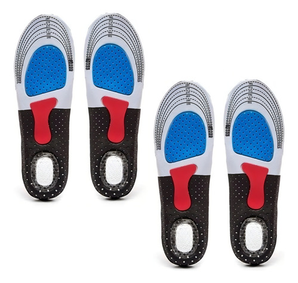 Plantillas Silicona Gel Ajustables Plantillas Ortopedicas Plantillas Deportivas Anti Golpes Alivio Espolon Fascitis Plantar Marin Shop 2 Pares 40 - 46 Negro 1