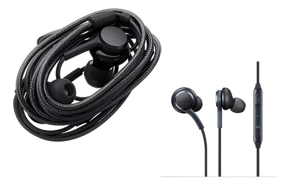 Audífono Universal Manos Libres Alta Calidad Color Negro 1