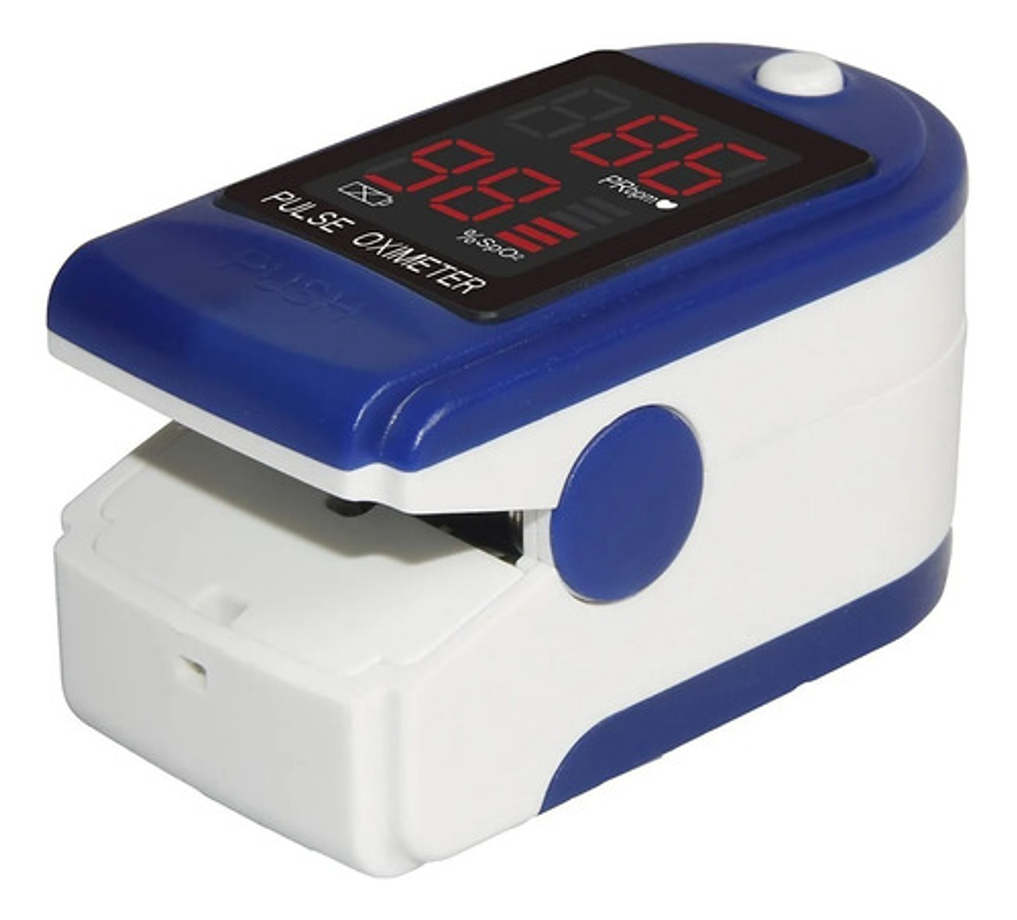 Oximetro De Pulso Saturometro Pediatrico Saturador Oxigeno Azul Marino 1