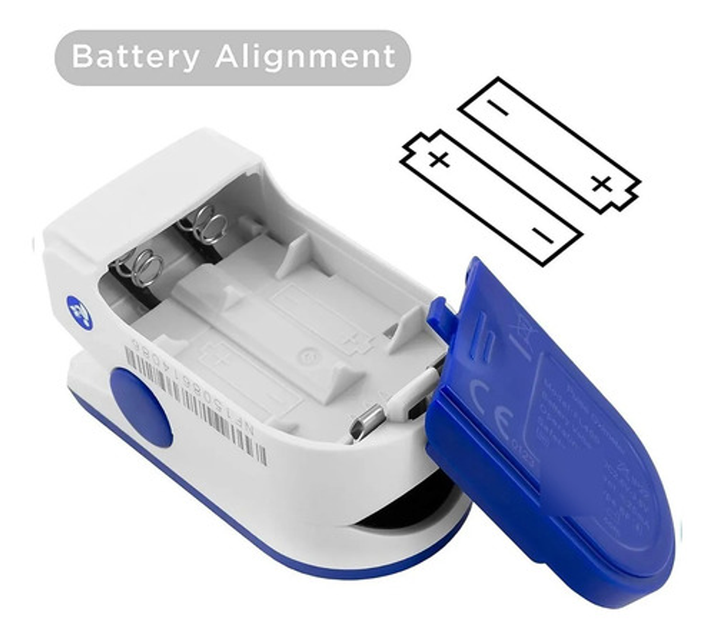 Oximetro De Pulso Saturometro Pediatrico Saturador Oxigeno Azul Marino 2