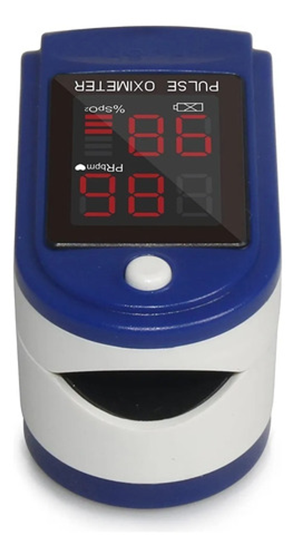 Oximetro De Pulso Saturometro Pediatrico Saturador Oxigeno Azul Marino 3