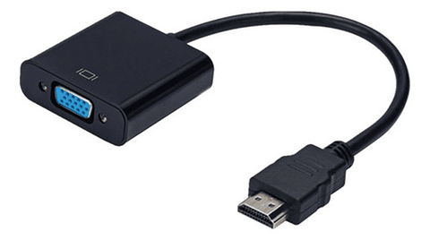 Adaptador Fangtuosi Hdmi A Vga 1080p Negro 16cm