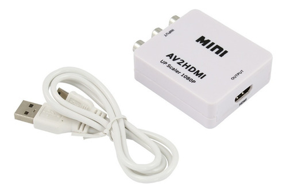 Adaptador Conversor Av Rca Analogo A Hdmi Digital 1