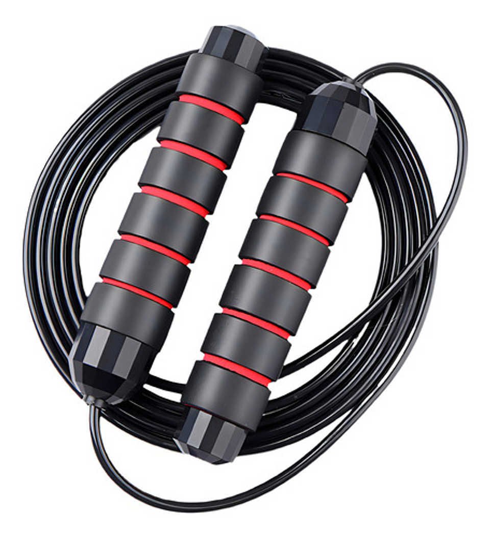 Soga Para Saltar Ajustable Oem Velocidad Con Rodamientos Ajustable Color Rojo 2