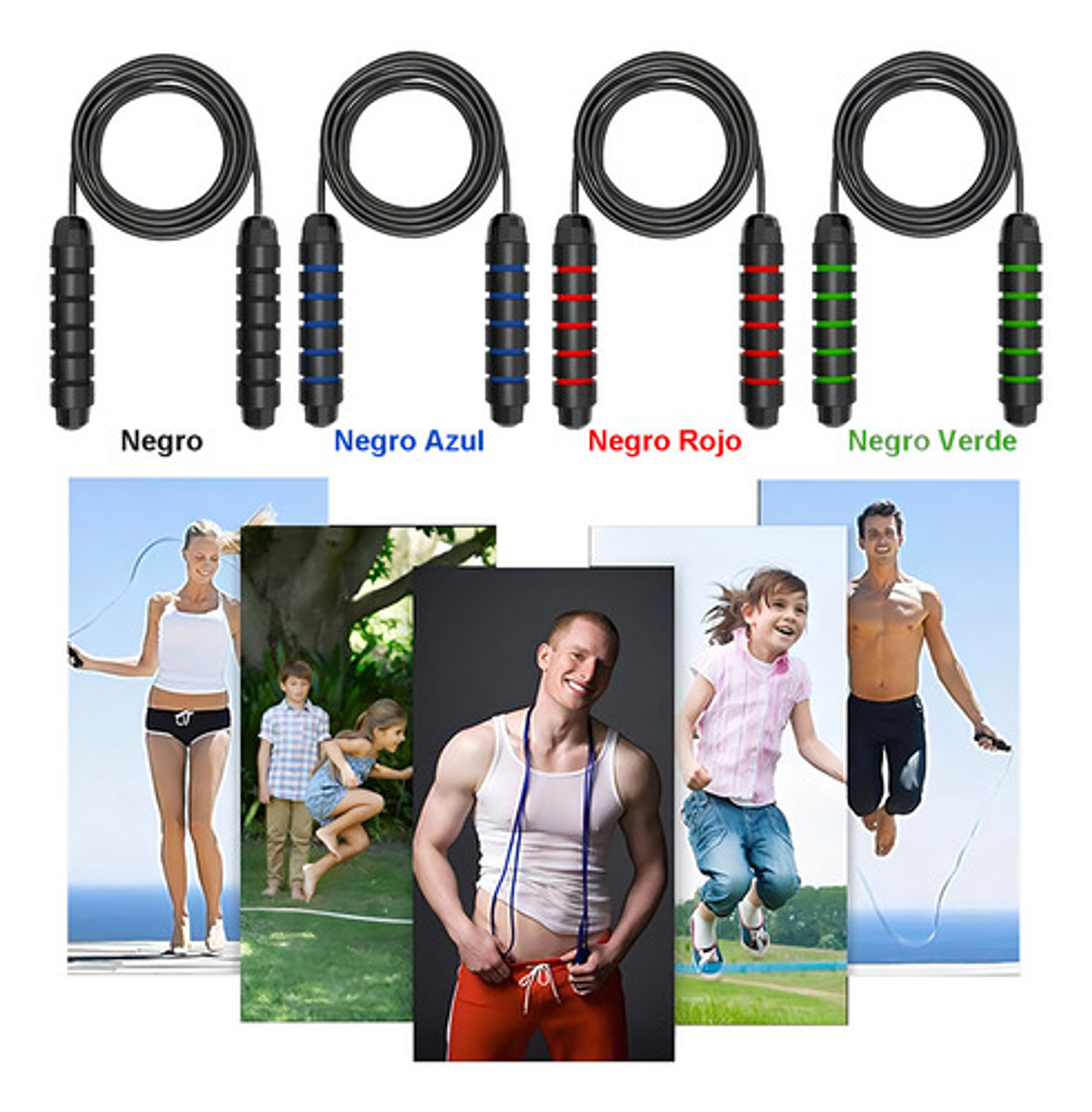 Soga Para Saltar Ajustable Oem Velocidad Con Rodamientos Ajustable Color Rojo 7