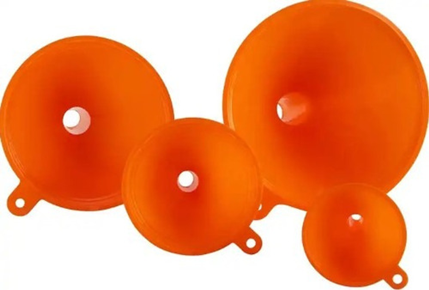 Set Embudos Multiuso Plásticos Rojo 4 Unidades A0545 2