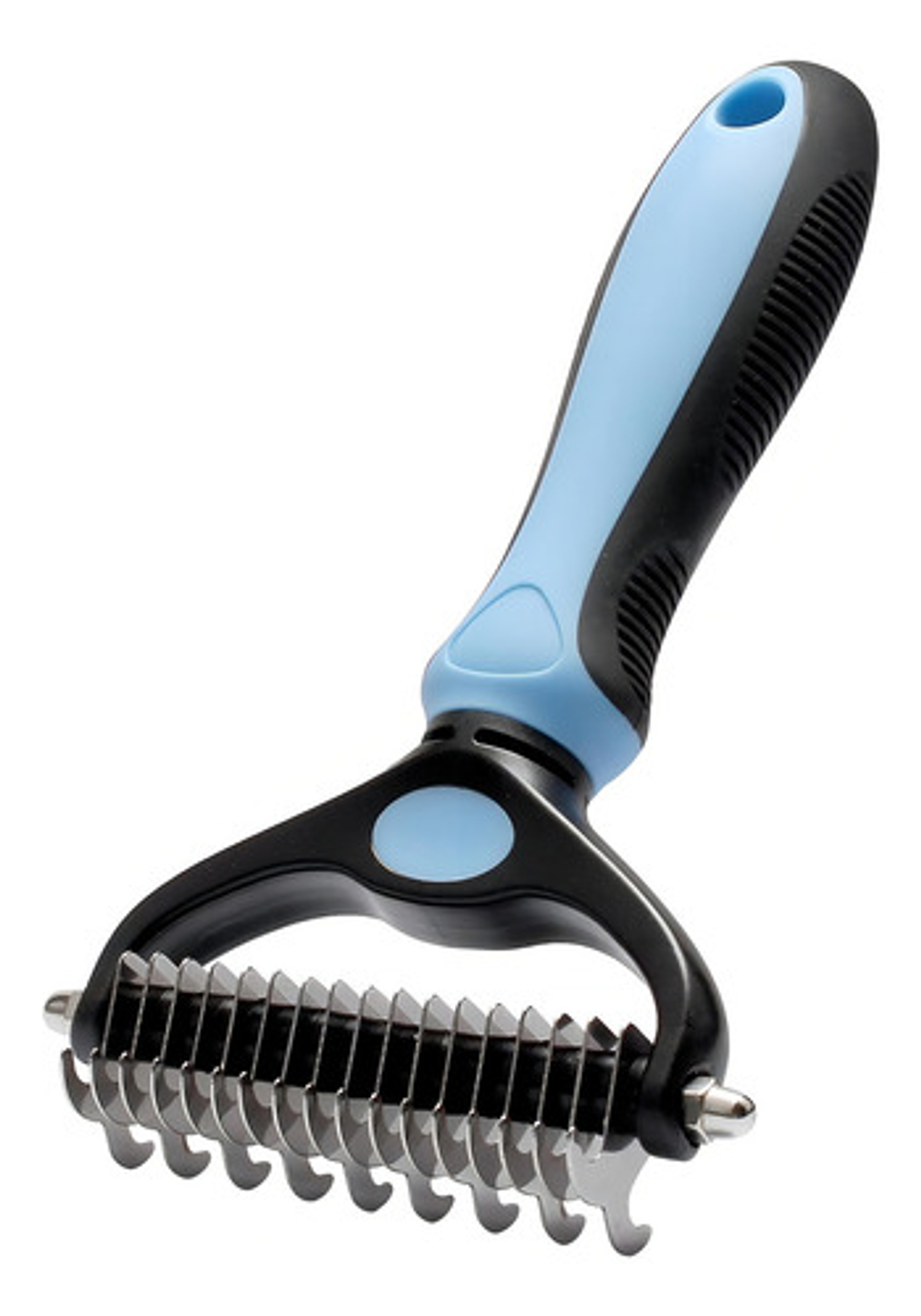 Cepillo Deslanador Pelo Cepillo Grande Para Mascotas. Color Azul 1