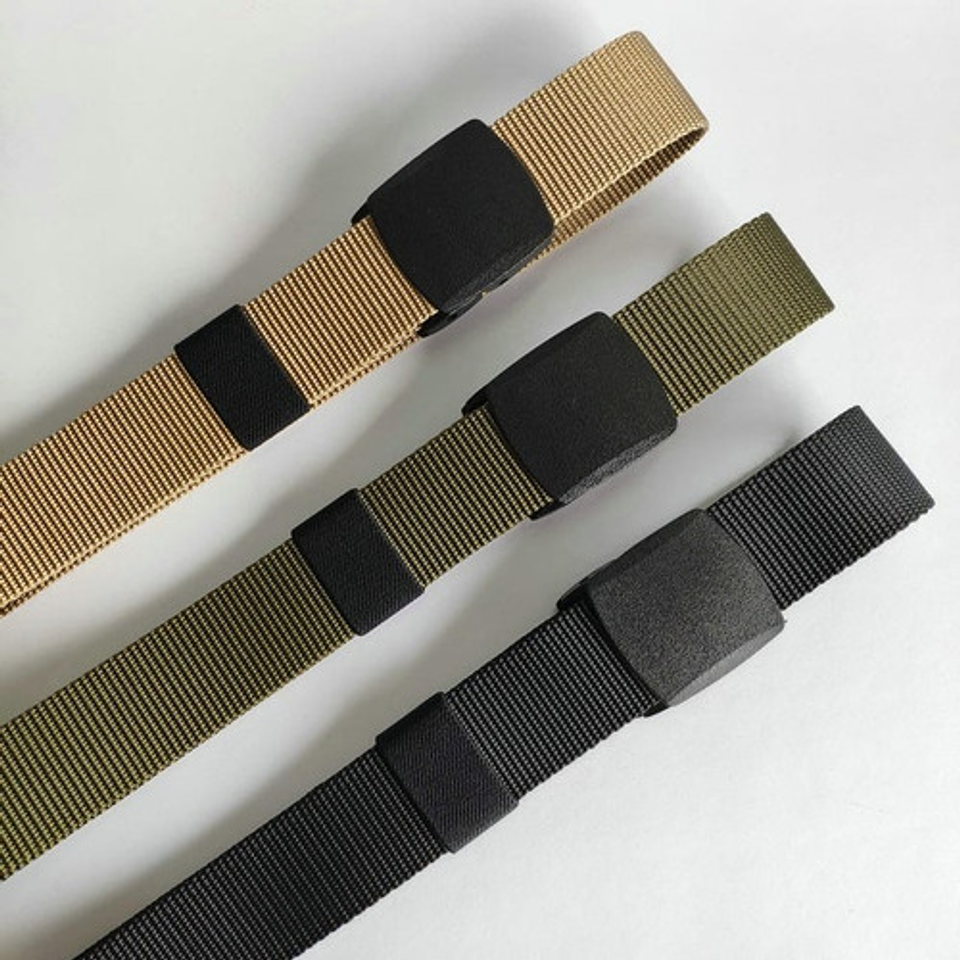 Correa/cinturon Tactico De Nylon Para Hombre Color Marrón Color Marrón Claro Talla Estándar 2