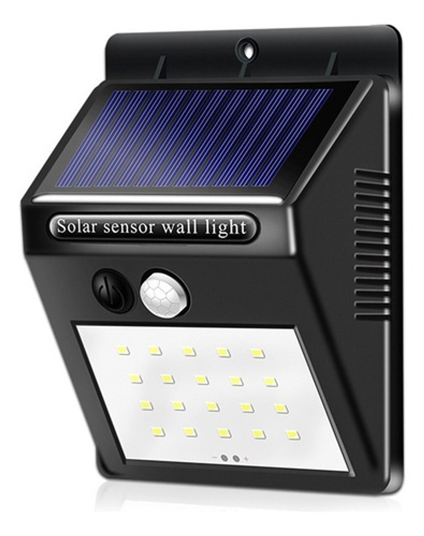 Foco Solar Led Con Sensor De Movimiento Para Exterior  1