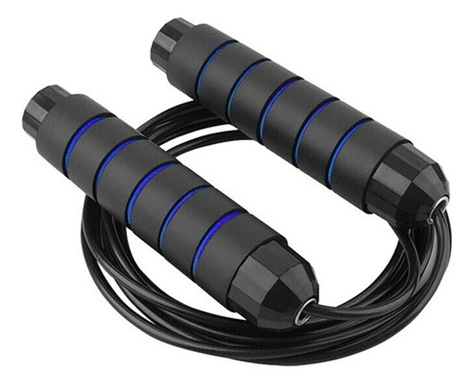Soga Para Saltar Ajustable Oem Velocidad Con Rodamientos Ajustable Color Azul 1