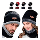 Set Calentador Gorro Mas Bufanda De Cuello Invierno Unisex - Miniatura 3