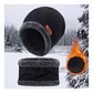 Set Calentador Gorro Mas Bufanda De Cuello Invierno Unisex - Miniatura 4