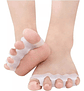 Separador Dedos Pies Corrector Juanetes Silicona Par Color T - Miniatura 1