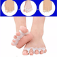 Separador Dedos Pies Corrector Juanetes Silicona Par Color T - Miniatura 10