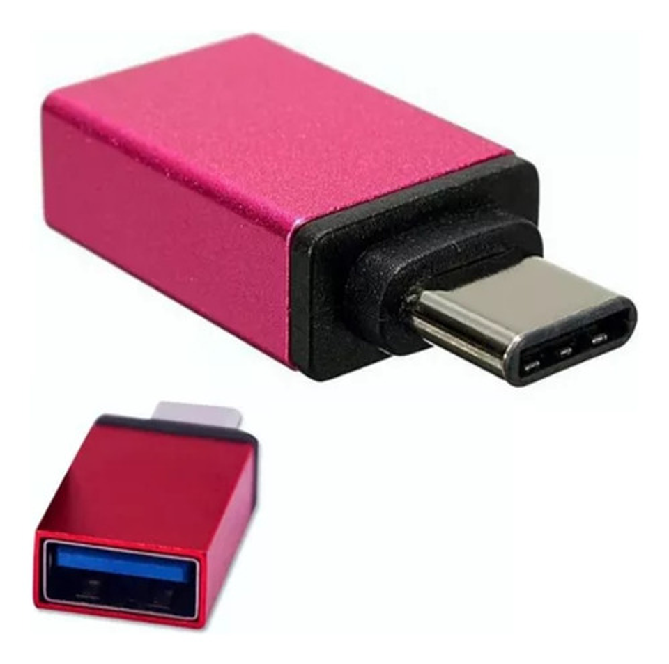 Adaptador Otg Usb Tipo C 3.1 Macho A Usb 3.0 Hembra Gris 5