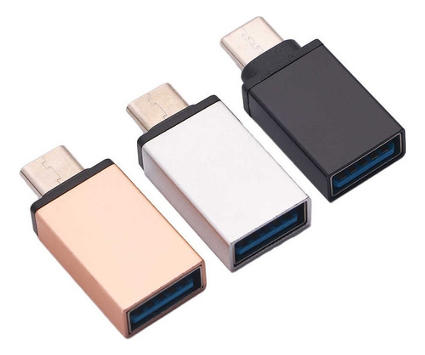 Adaptador Otg Usb Tipo C 3.1 Macho A Usb 3.0 Hembra Gris 9