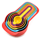 Set Tazas Cucharas Medidoras 6 Piezas Cocina Reposteria /e Color Multicolor - Miniatura 2