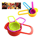 Set Cucharas Medidoras, Juego 6 Piezas De Repostería Cocina Color Multicolor - Miniatura 3