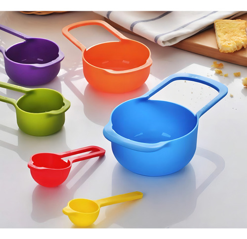 Set Cucharas Medidoras, Juego 6 Piezas De Repostería Cocina Color Multicolor 5
