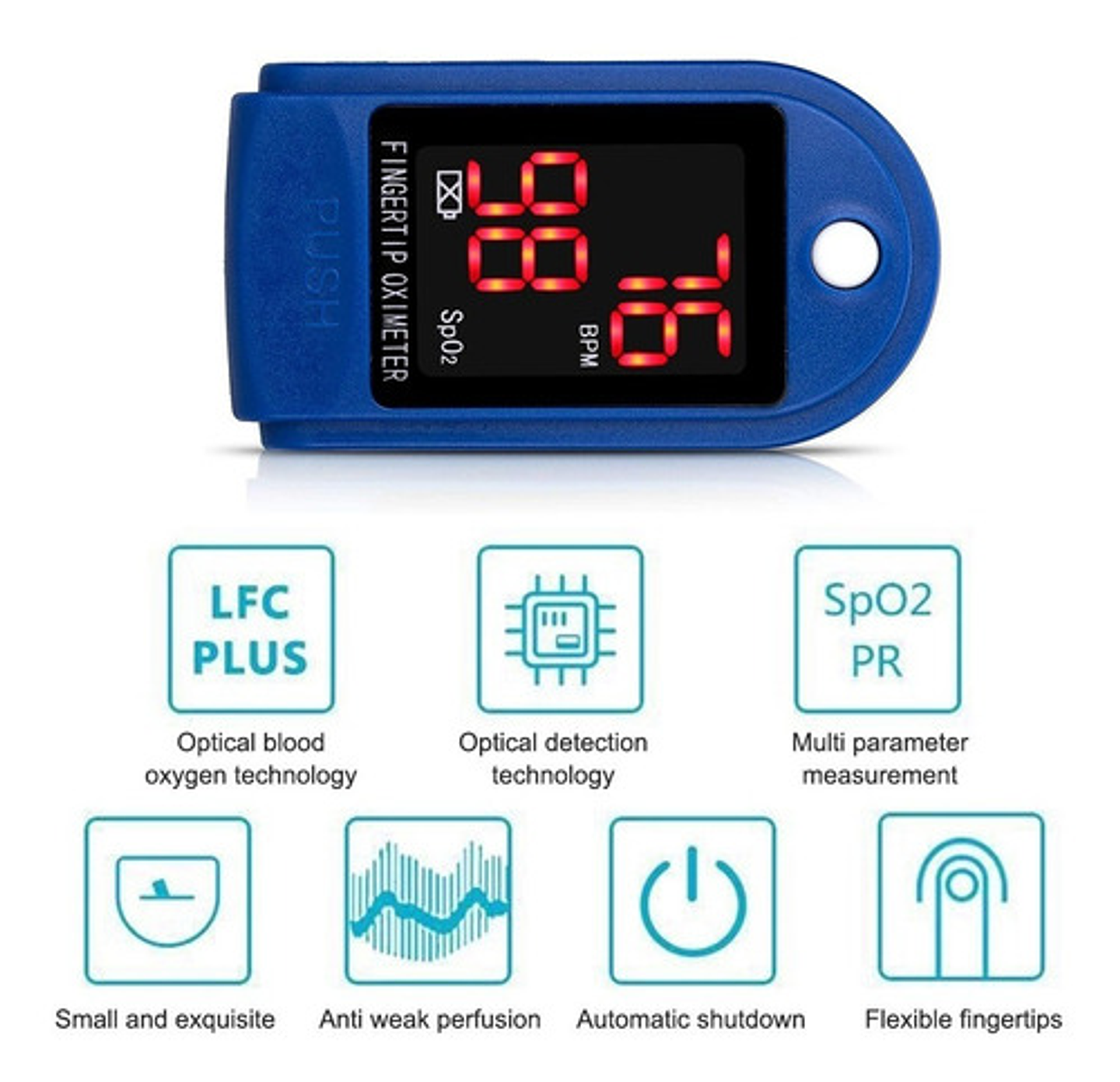 Oximetro/ Saturometro/pulso Ritmo Cardíaco Y Spo2 4