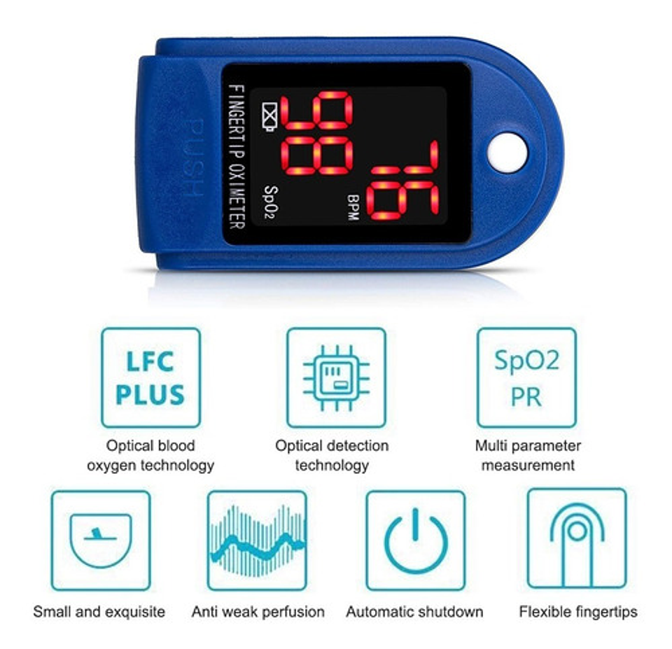 Oximetro/ Saturometro/pulso Ritmo Cardíaco Y Spo2 4