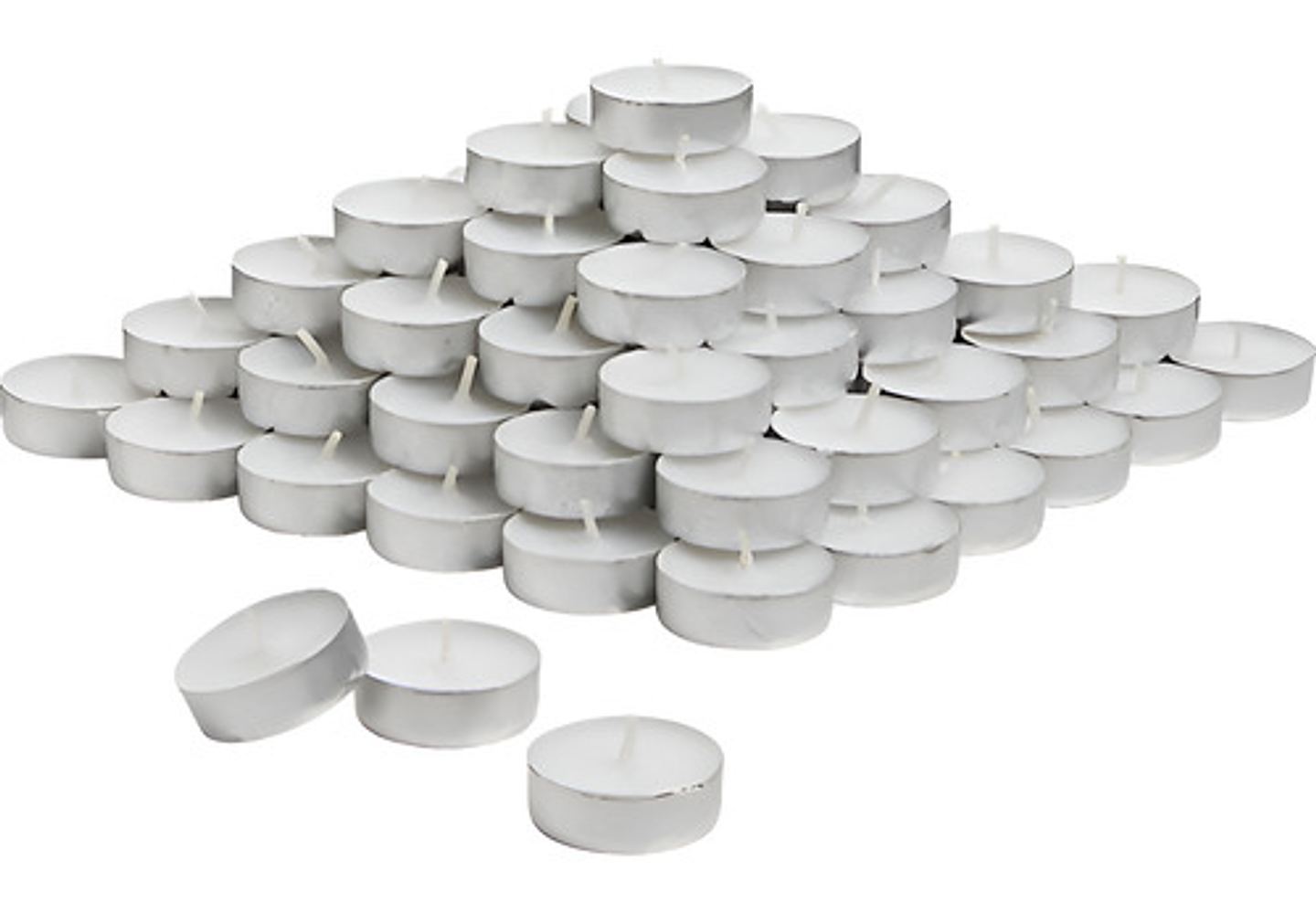 Pack 50 Velas Tea Light Esoterismo Decoración Limpieza Luz Color Blanco 4