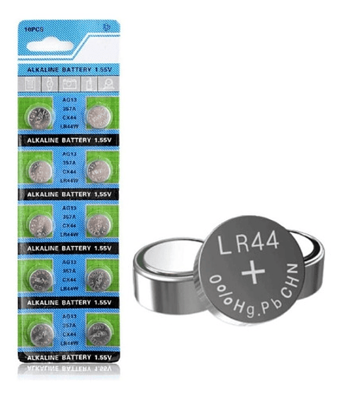 Pila Batería Litio Tmi Lr44 Ag13 1.55v Pack 10 Unidades