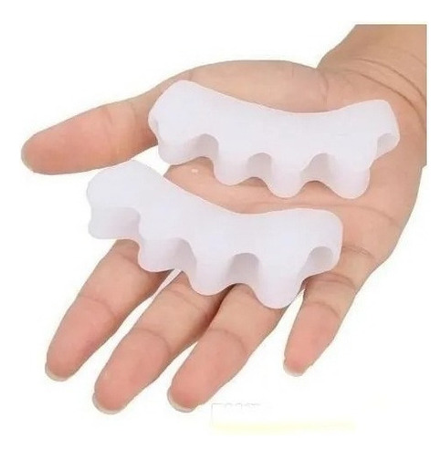 Separador Dedos Pie Corrector Juanete Protector Silicona Par 2
