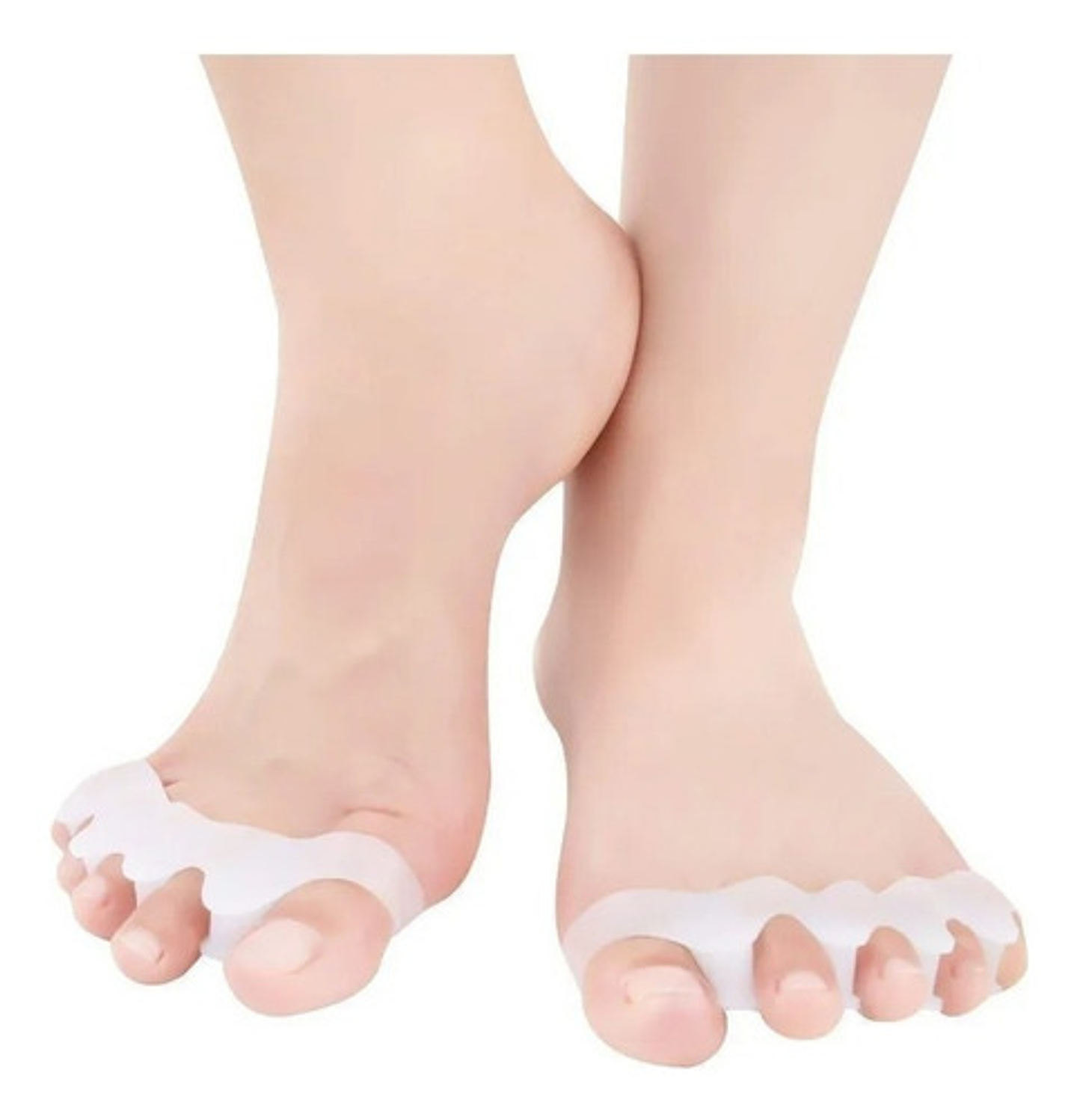 Separador Dedos Pie Corrector Juanete Protector Silicona Par 4