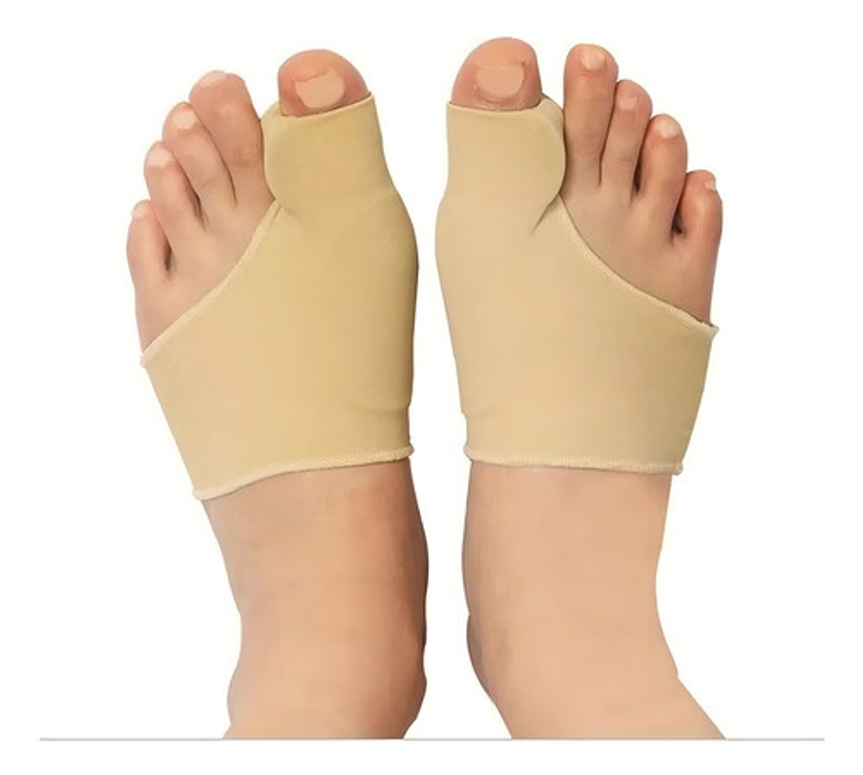 Calcetines Correctores Juanetes Gel Bealty Star Beige Silicona Ajustables 1