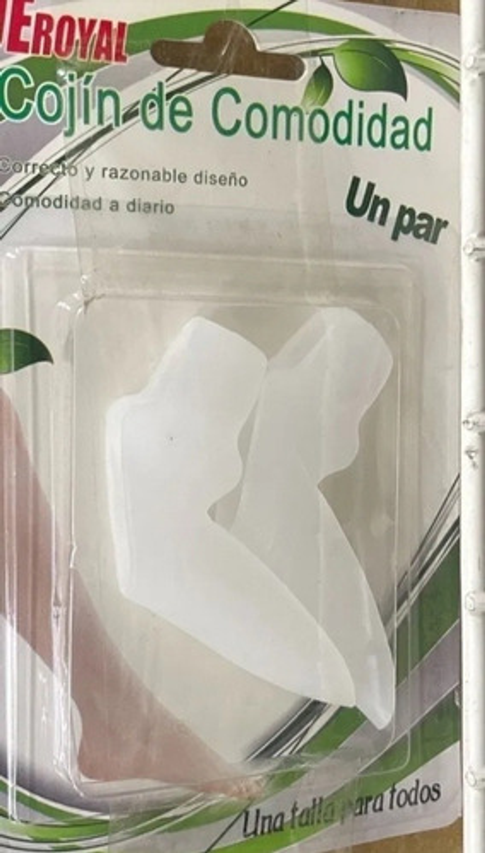 Corrector De Juanete Para Ambos Pies De Silicona Talla Están 3