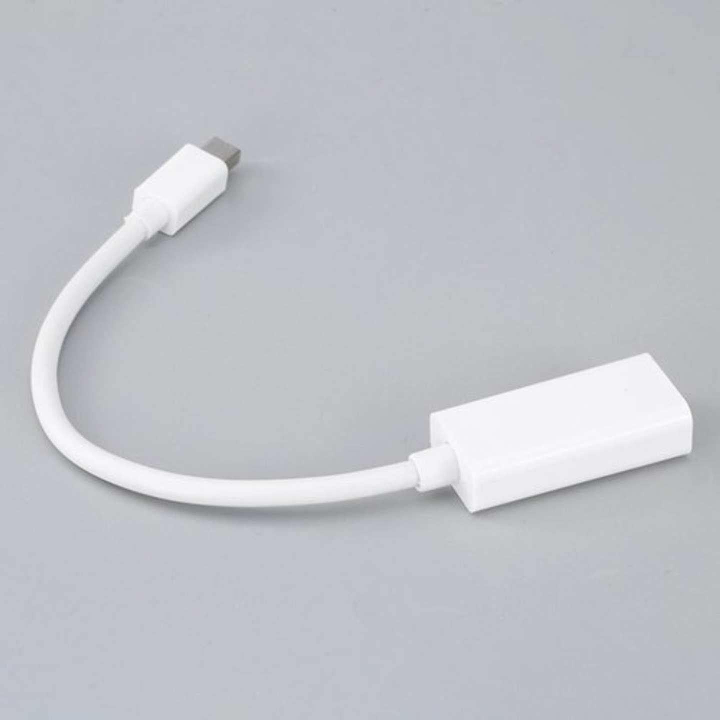 Mini Display Port A Hdmi Adaptador Color Blanco 10