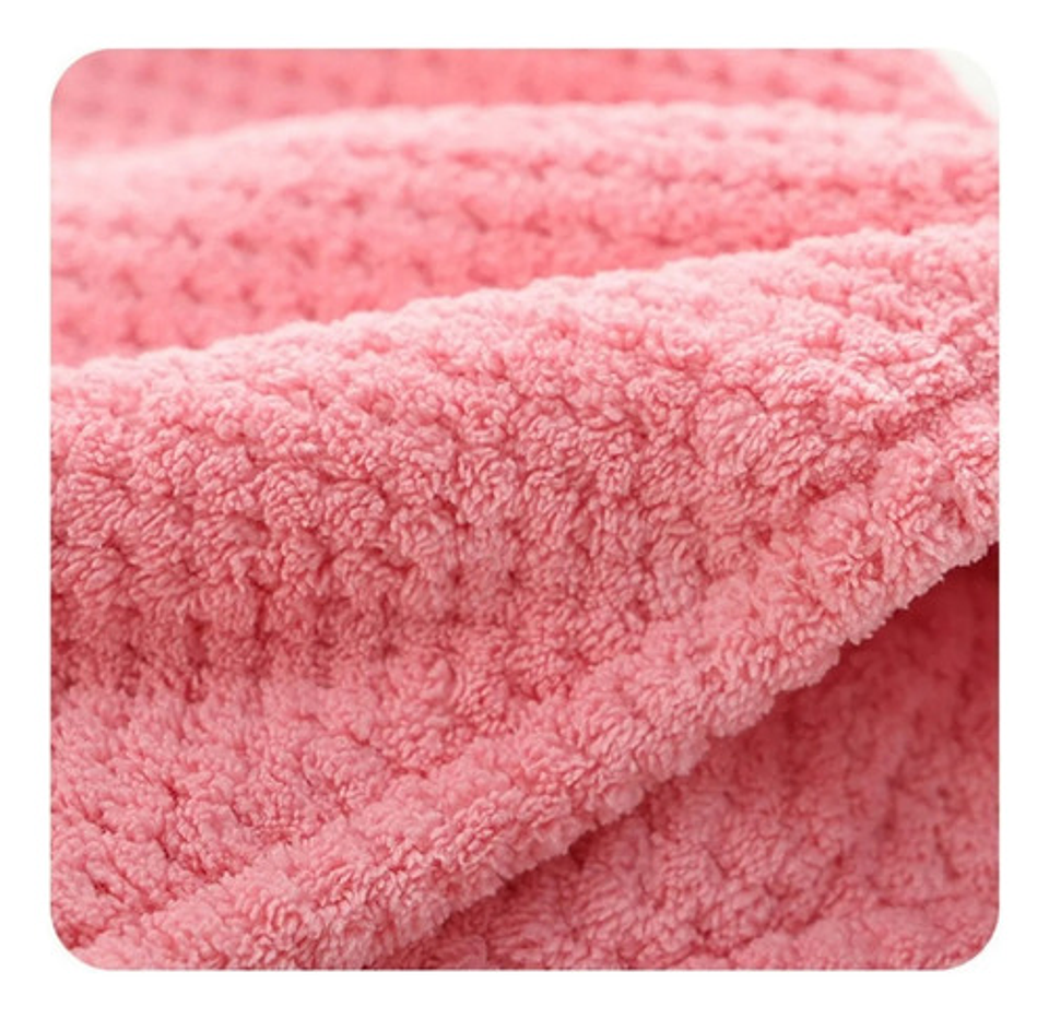 Pack 4 Gorro Toalla Turbante Microfibra Para Secar Cabello 2