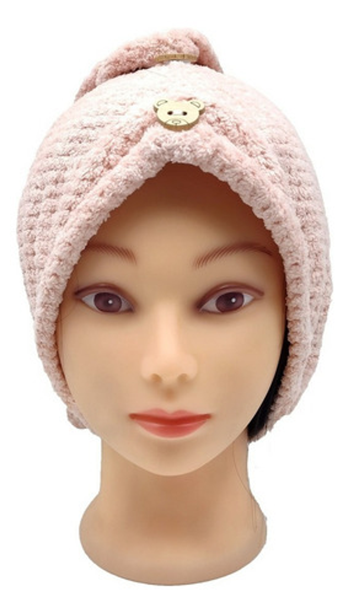 Pack 4 Gorro Toalla Turbante Microfibra Para Secar Cabello 4