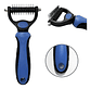 Cepillo Removedor De Pelo Para Perros Con Rastrillo Para Perros, Color Azul - Miniatura 5