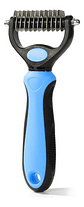 Cepillo Removedor De Pelo Para Perros Con Rastrillo Para Perros, Color Azul - Miniatura 7