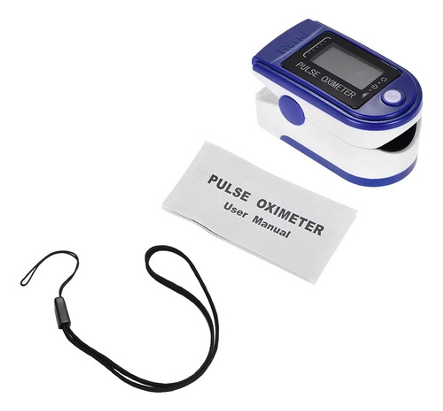 Oximetro Saturometro De Pulso Digital Otec Adultos Azul 5