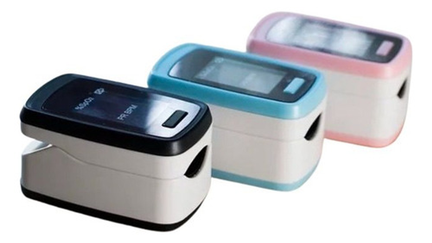 Oximetro Saturometro De Pulso Digital Otec Adultos Azul 7