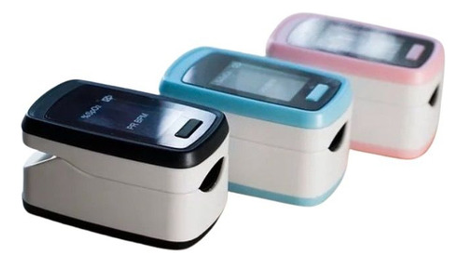 Oximetro Saturometro De Pulso Digital Otec Adultos Azul 7
