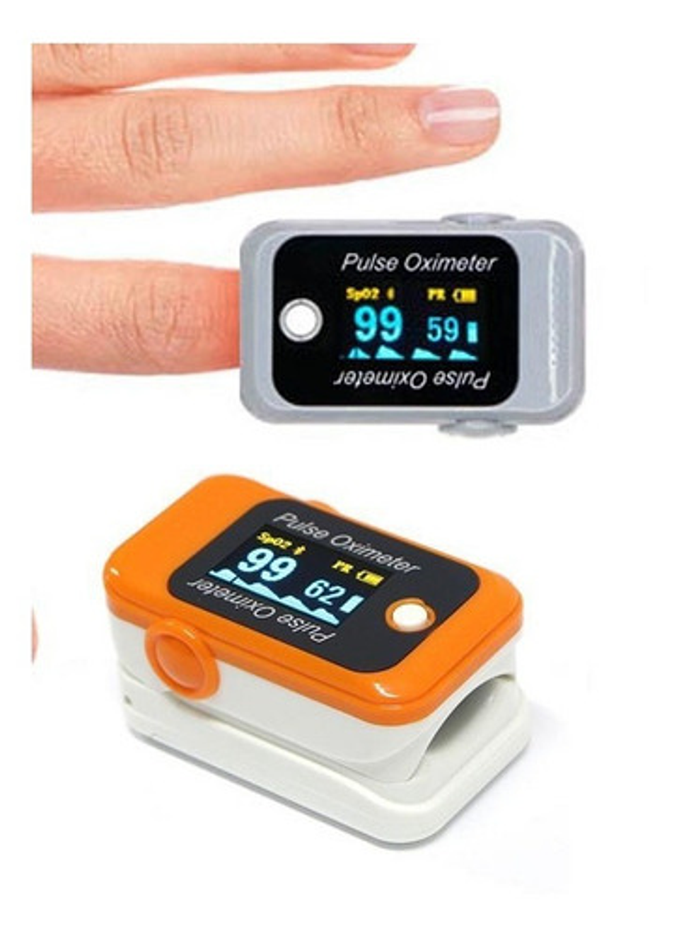 Oximetro Saturometro De Pulso Digital Otec Adultos Azul 8