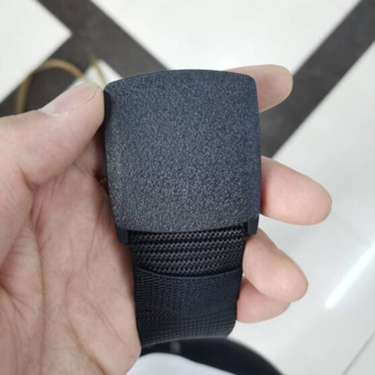 Correa/cinturon Tactico De Nylon Para Hombre Color Negro Talla Estándar 2