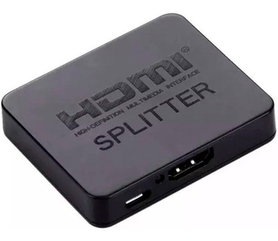 Splitter Hdmi Activo Amplificador De Señal1x2 1080p Pvc 6