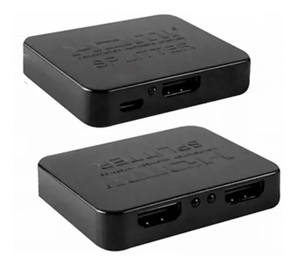Splitter Hdmi Activo Amplificador De Señal1x2 1080p Pvc 10