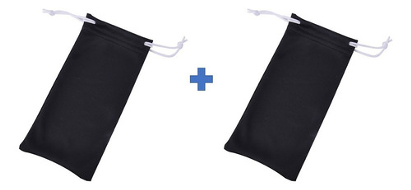 Pack X2 [fundas/estuches Para Lentes/anteojos] Color Negro 2