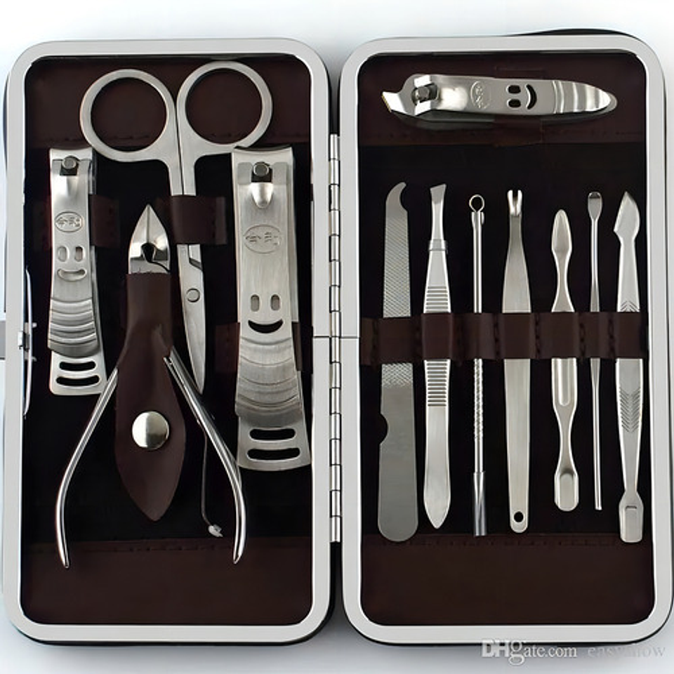 Kit Manicure Set Para Uñas Corta Uñas Set Pedicure Kit Uñas 3