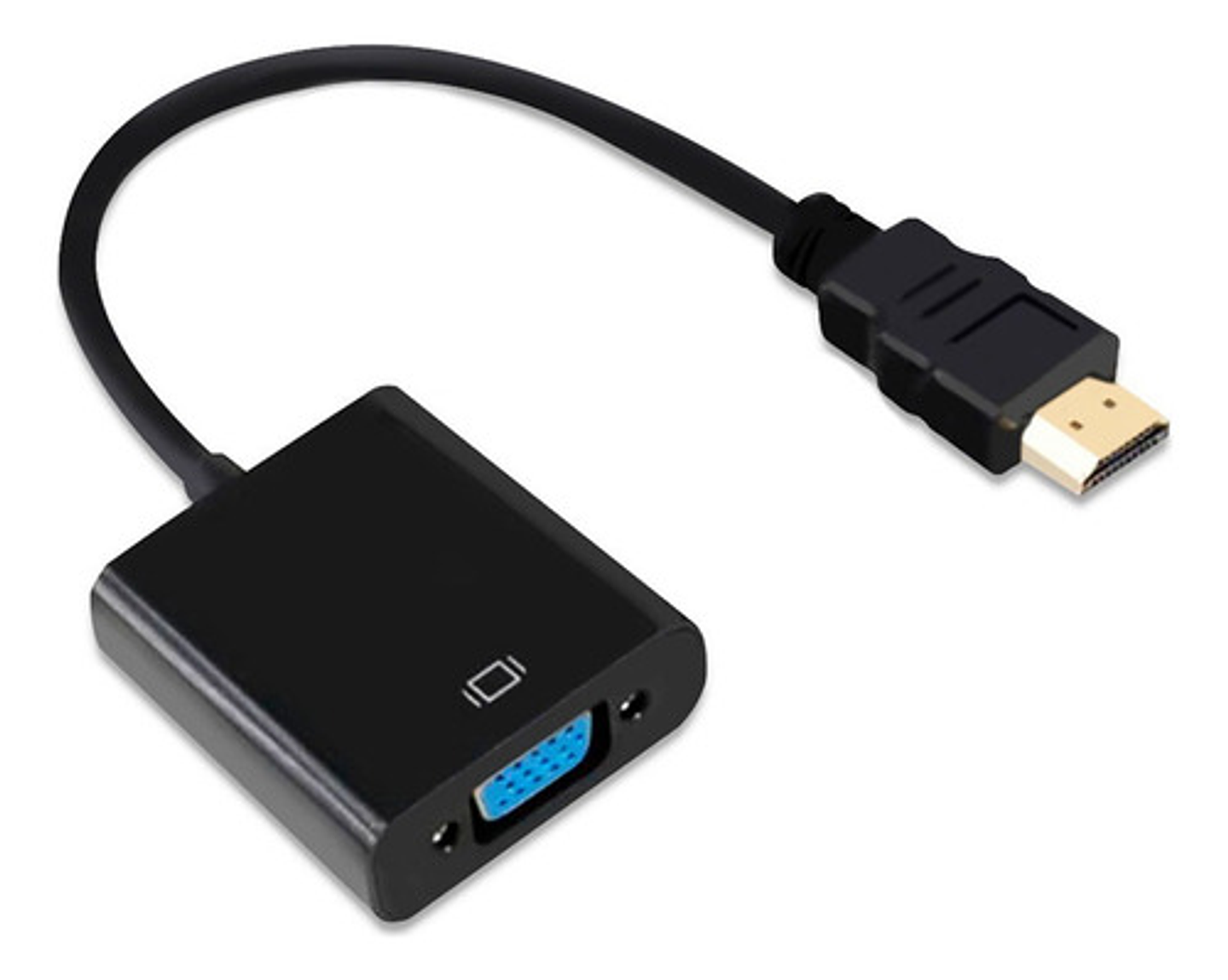 Adaptador Conversor Convertidor Hdmi A Vga Audio - Otec 1