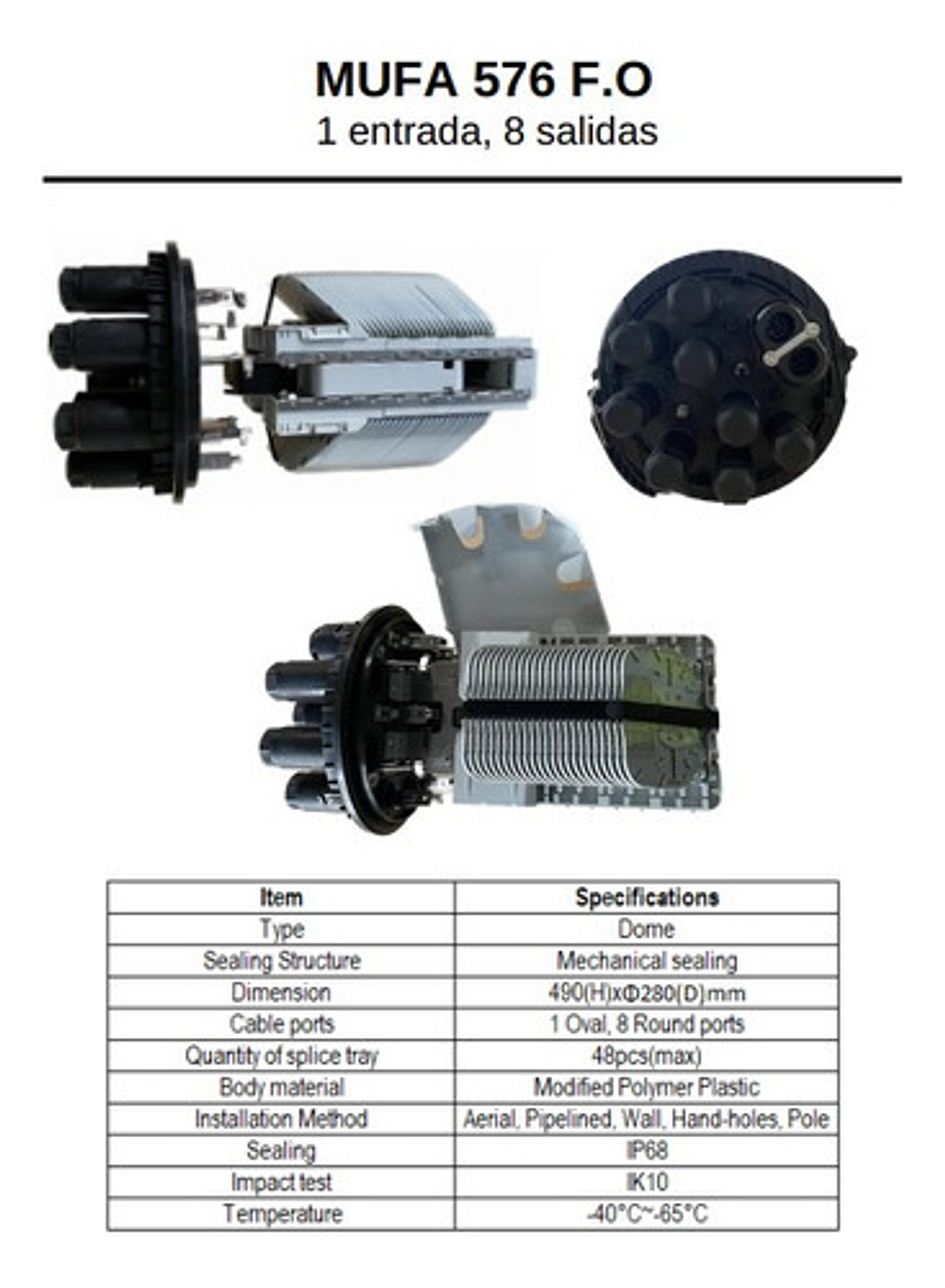 Mufa 576 F.o (1e 8s) 2