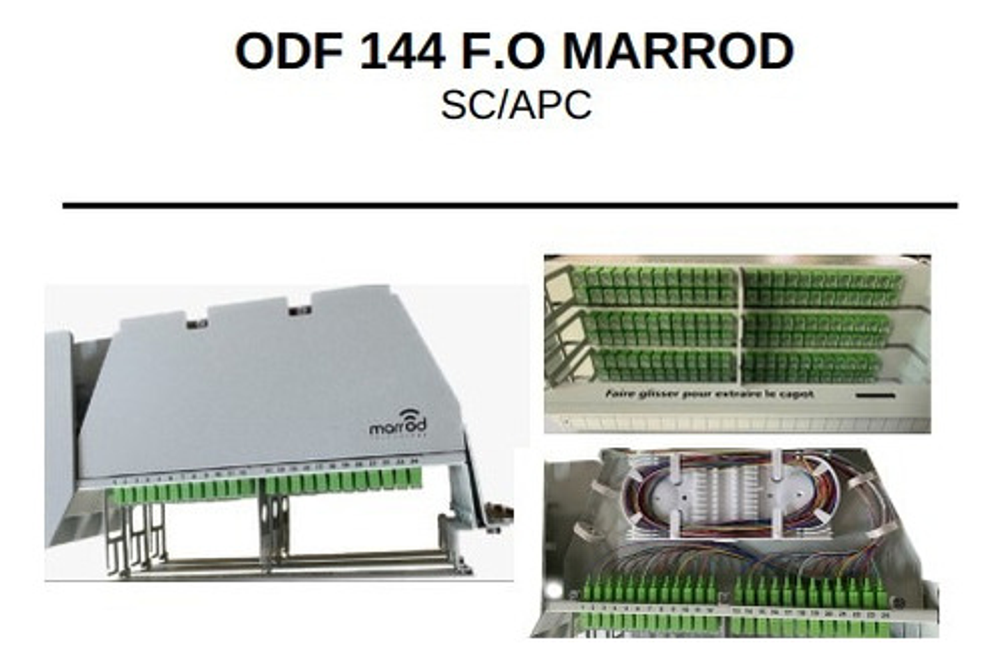 Odf/cabecera Optica 144 F.o Sc-apc 1