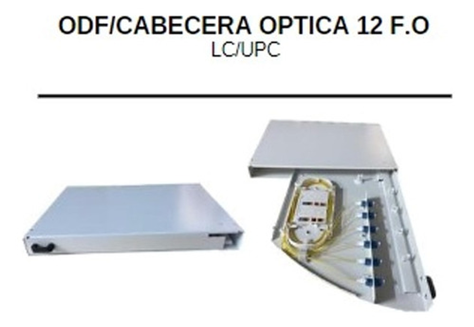 Odf/cabecera Optica 12 F.o Lc-upc 1